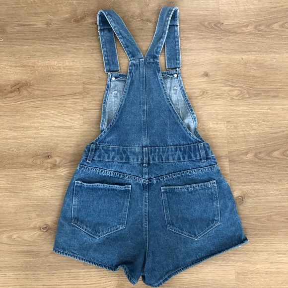 Zara jean shorts overalls - Picture 2 of 4
